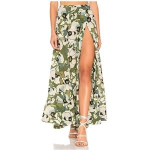 NWT Free People Hot Tropics Maxi Skirt!